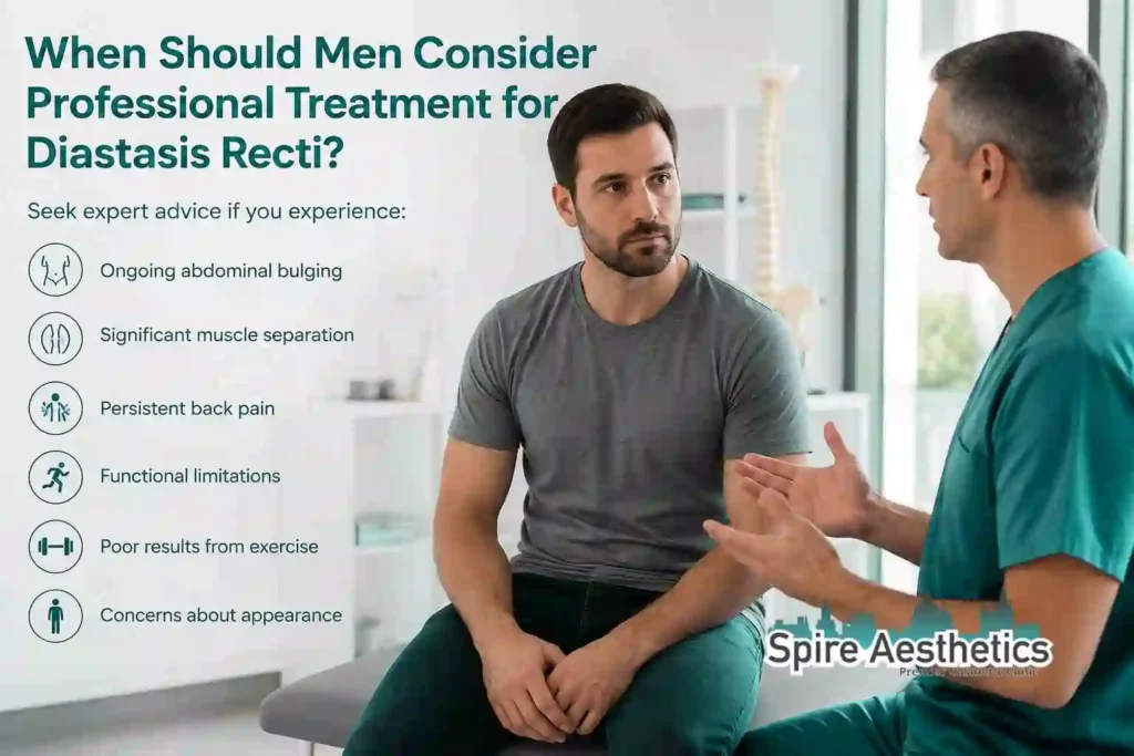 When Should Men Consider Professional Treatment for Diastasis Recti Nottinghamshire?
